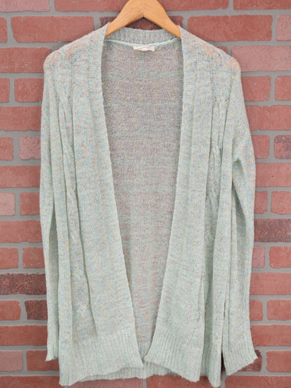 π Light Green Sheer Knit Cardigan - Size Small - Picture 1 of 13